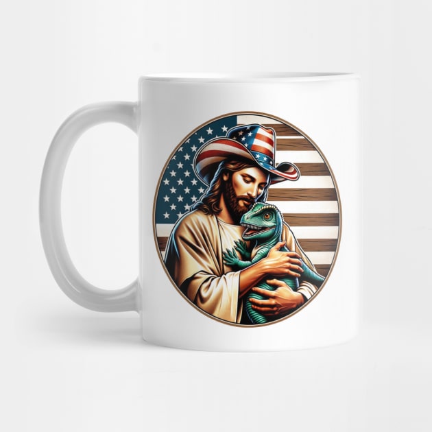 American Jesus Dino Pet by RuthlessMasculinity